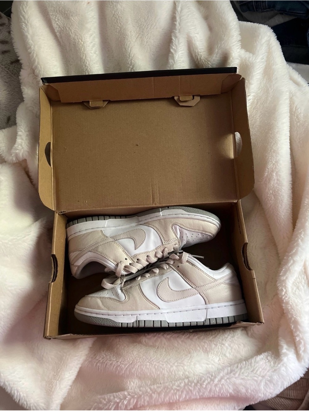 Nike Dunk Low Next Nature White Light Orewood Brown (Women's)